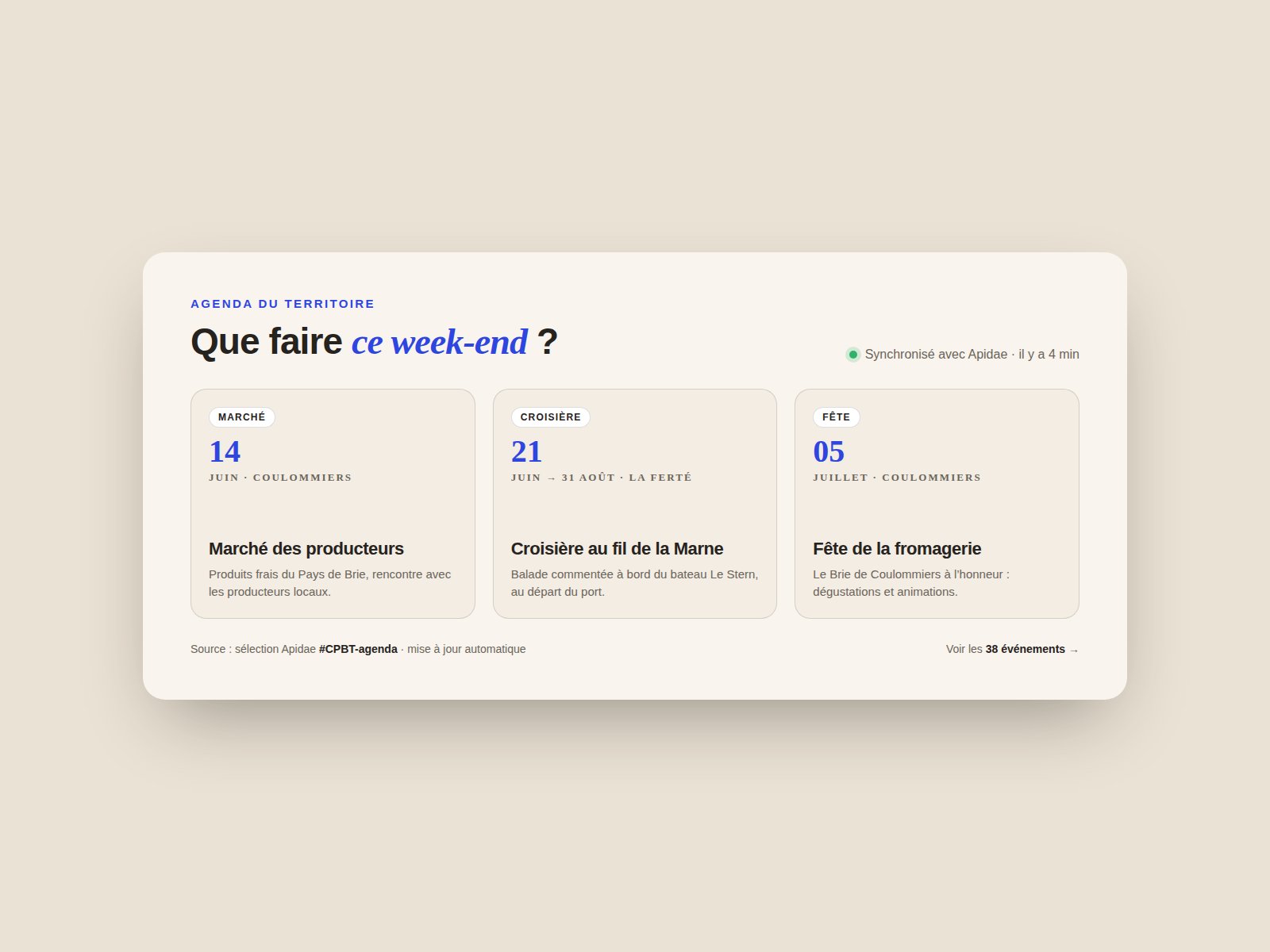 Site de destination